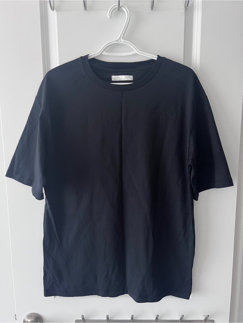 NEW Oak + Fort Black Oversized Short Sleeve Tshirt